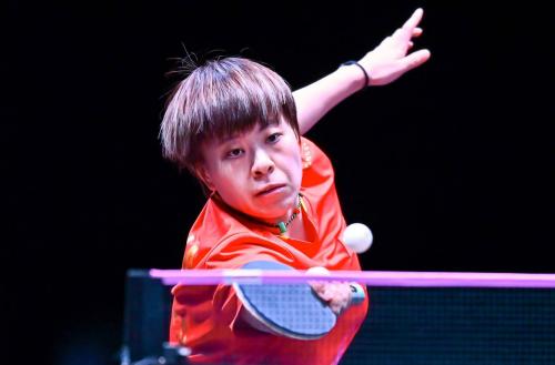 乒乓球世界杯女单18决赛：王艺迪41张本美和，晋级8强