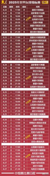 女排大奖赛什么时间比赛，女排大奖赛最新排名